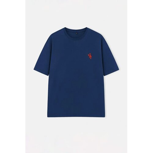 Trendyol Muška majica Tmnss22Ts0318, Teget Cene