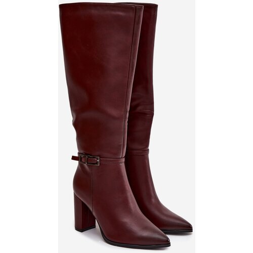 Boto Women&amp;#039;s insulated boots with heel buckle Bordeaux Fionelle Slike