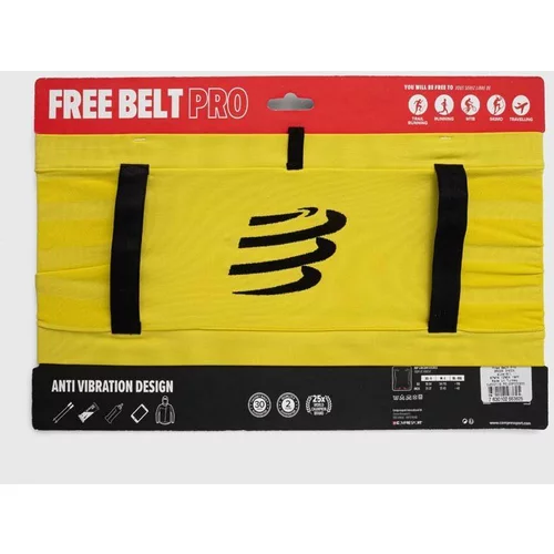 Compressport Pojas za trčanje Free Belt Pro boja: žuta, CU00011B