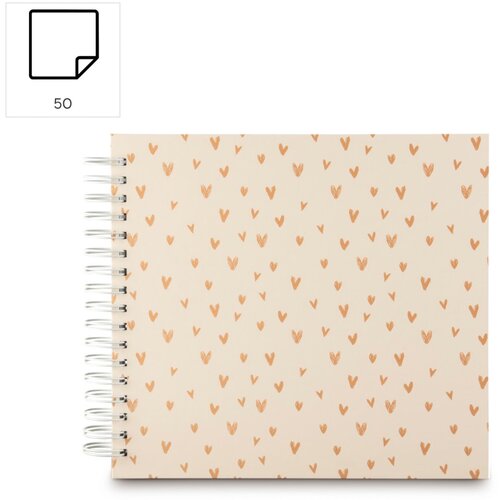 Hama lovely spiral beige 28x24 50 white pages 7701 Slike