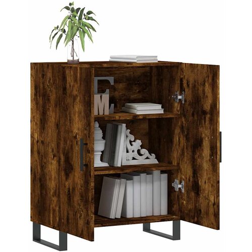  Komoda boja dimljenog hrasta 69,5x34x90 cm konstruirano drvo Slike