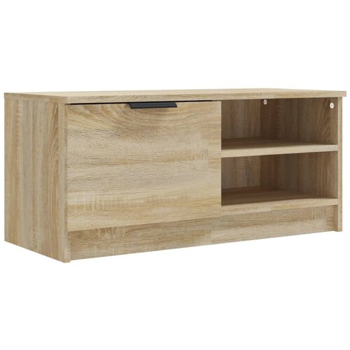 Maison Chic TV omarica - TV stojalo - Televizijska omarica sonoma hrast 80x35x36,5 cm konstruiran les, (21698967) Slike