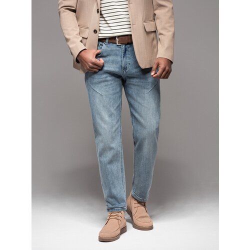 Ombre Men&amp;#039;s denim pants STRAIGHT LEG - black Slike