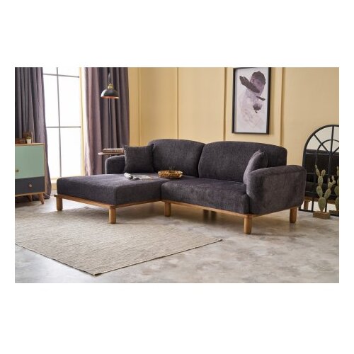 Atelier Del Sofa ugaona garnitura Rens Left Anthracite Cene