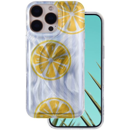 Onasi Silikonski ovitek Poletje za Honor 600 Lite - limona Cene