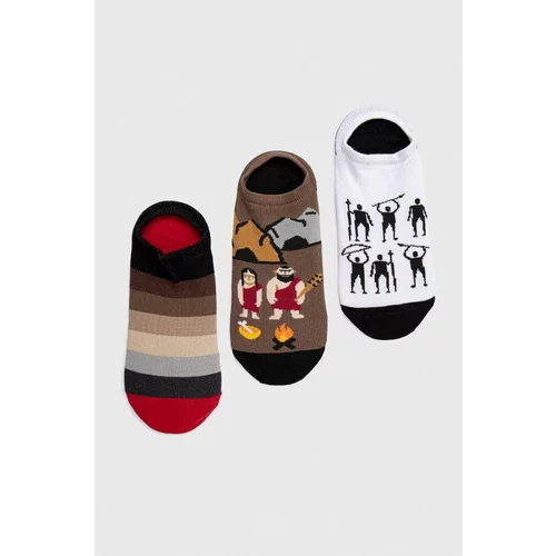 Medicine Čarape 3-pack za muškarce, boja: smeđa