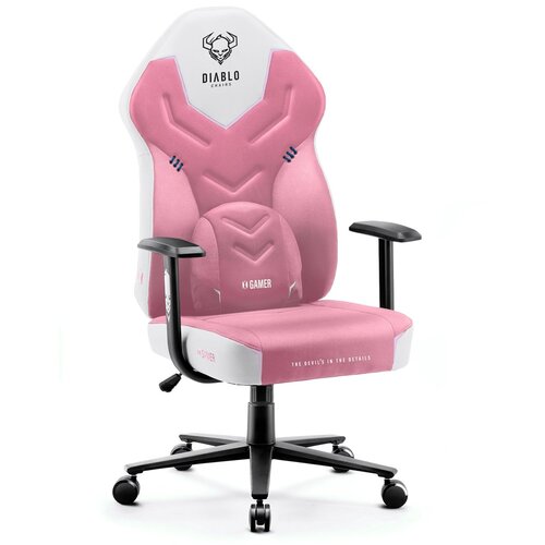 DIABLO CHAIRS DIABLO X-GAMER gaming chair pink and white Slike