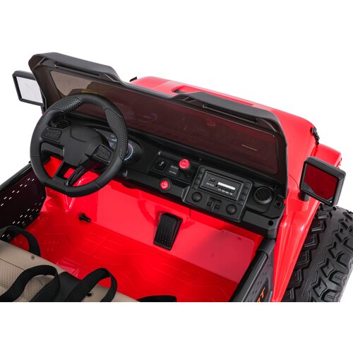  Auto na akumulator Extreme Sport 4x4 s podesivom dužinom vozila - dvosjed - crveni Slike