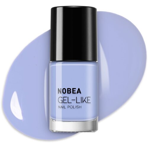 NOBEA Day-to-Day Gel-like Nail Polish lak za nohte z gel učinkom odtenek Sky blue #N44 6 ml Slike