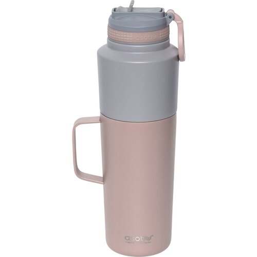 Asobu twin pack bottle with mug pink, 0.9 l + 0.6 l Cijene