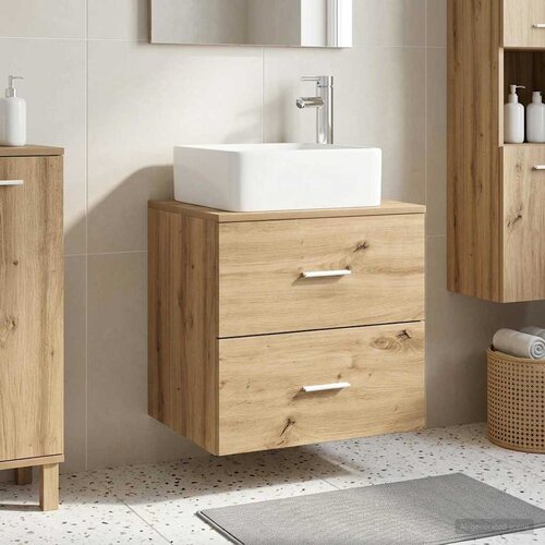  Umivaonik s policom Hrast artisan 49,5 x 41 x 63 cm Cene