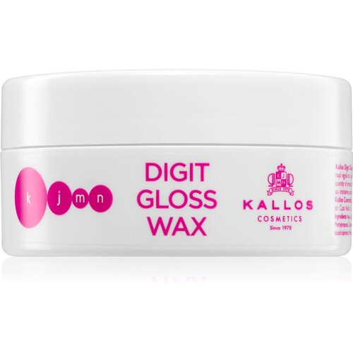 Kallos KJMN Digit Gloss Wax vosek za oblikovanje las za sijaj in mehkobo las 100 ml Slike