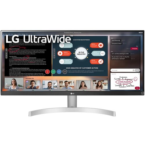 LG Monitor 29WN600-W, 29&amp;quot;, IPS, 21:9, 2560x1080, HDMI, DP, izhod za slu&amp;scaron;alke, zvočniki AKC* 29WN600-W Slike
