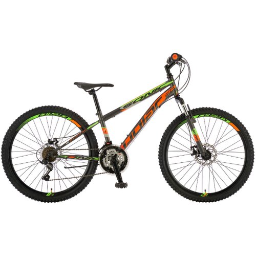 Polar sonic fs disk bicikl 26", sivo zeleno narandžasti Cene