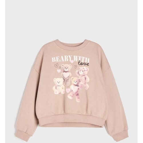 Sinsay Crewneck majica s printom medvjedića Cijene