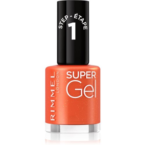 Rimmel London Super Gel STEP1 lak za nokte 12 ml nijansa 096 Heatwave Away Slike