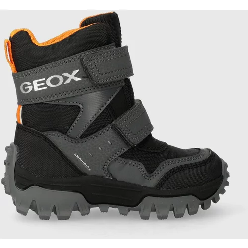 Geox Dječje cipele za snijeg J36FRC 0FUCE J HIMALAYA B ABX boja: crna