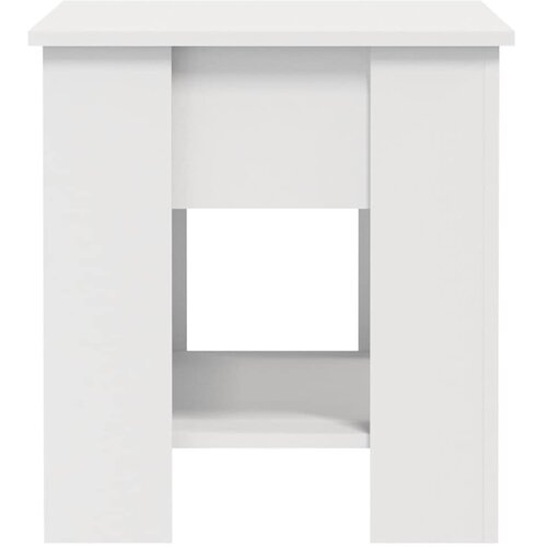  Stolić za kavu bijeli 101x49x52 cm od konstruiranog drva Slike