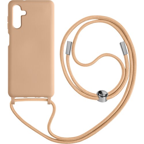 AVIZAR Ovitek z vrvico za Samsung A14 5G in 4G, serija NeckShell pudrasto roza, (20670253) Cene