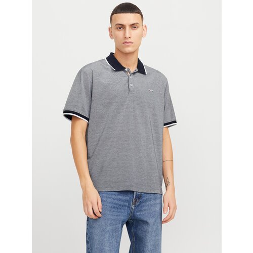 Jack &amp;amp; Jones Majica &amp;#039;JPRBLUALVES&amp;#039; marine / bela Slike