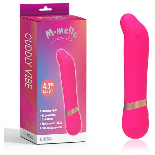 Silikonski roze vibrator 12cm cuddly vibe Cene