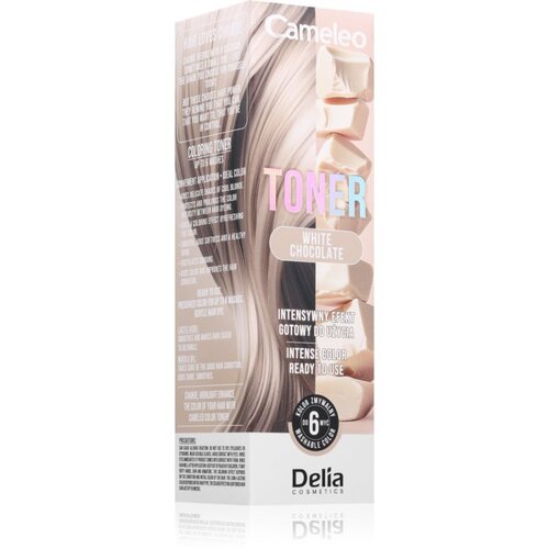 Delia Cosmetics Cameleo Toner toner u boji za kosu nijansa White Chocolate 75 ml Slike