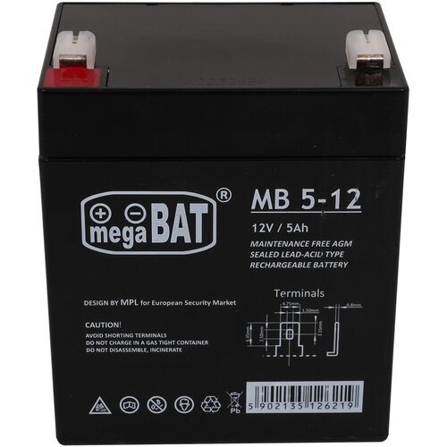  Vehicle parts battery 12V/5AH Slike
