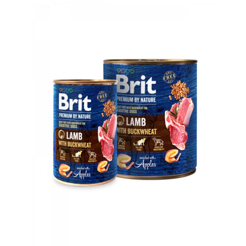 Brit Premium by Nature jagnjetina z ajdo, konzerva Slike