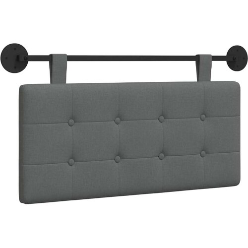  Držeće uzglavlje Zidne Tamno siva 90 x 55 x 5 cm tkanina - Tamno siva 80 cm bez LED Slike