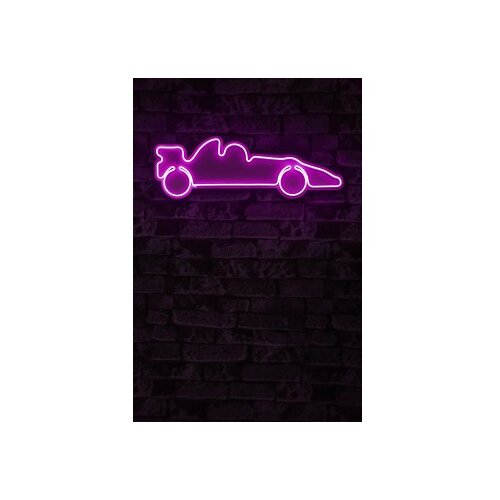 WALLXPERT dekorativna plastična led rasveta formula 1 race car pink Slike