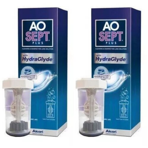 AoSept Plus with HydraGlyde (2 x 90 ml) Slike