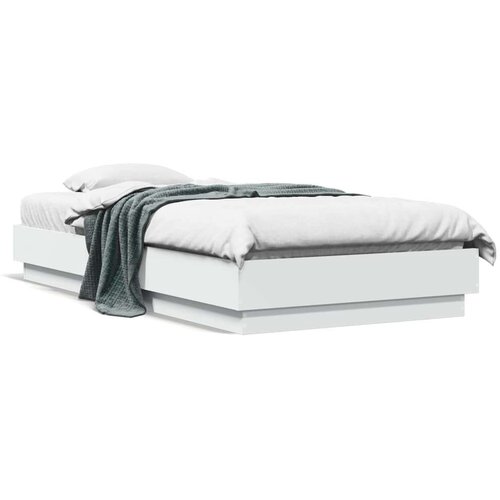  Okvir za krevet bijeli 90x190 cm konstruirano drvo Slike