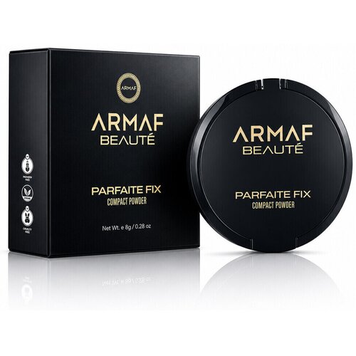 Armaf Rdečila & pudri Perfektes Fixier-Kompaktpuder - 04 Warm Beige Bež Cene