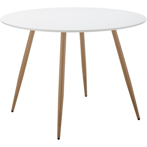 Bessagi Home Jedilna Miza John, Bela, &amp;Oslash; 110 Cm Slike