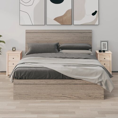 Furnova Nočna omarica 2 kosa 40x35x61,5 cm trdna borovina, (21927356) Slike