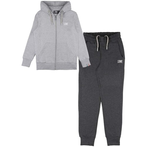 Leone 1947 Trenirka komplet Boy Tracksuits Full Zip Street Style Siva Cene