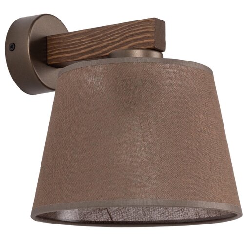  Brilagi - Zidna lampa LATTE 1xE27/15W/230V borovina/smeđa Slike