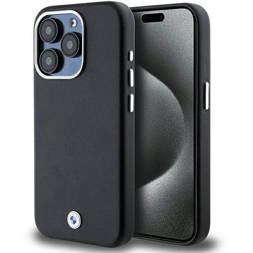 BMW KOVINSKI OVITEK Z PODPISOM ZA MAGSAFE ZA IPHONE 15 PRO ČRN, (21897285) Cene