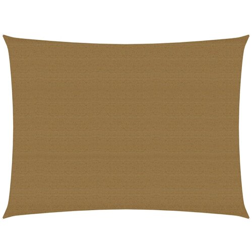 The Living Store Senčno jadro 160 g/m&amp;sup2; taupe 3x4,5 m HDPE - Senčno Jadro, (21630948) Slike