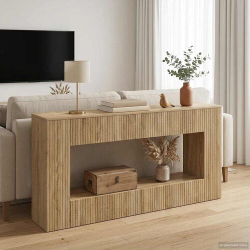  Konzolna stolica Prugasti Sonoma hrast 155 x 29 x 74 cm Cijene