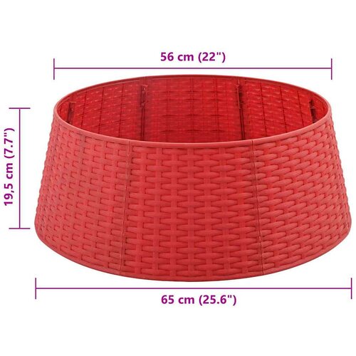  BožićnaSuknjazaDrvce Crvena &amp;Oslash; 65 x 23 cm Plastika Slike