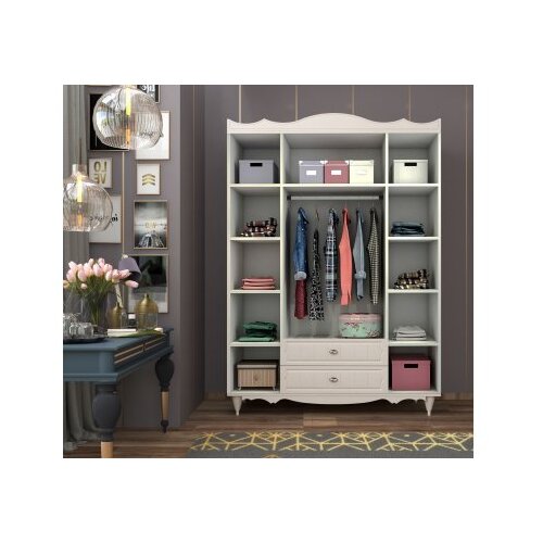 Hanah home Ormar Rb-048, 140x190x52 cm, Bijeli Slike