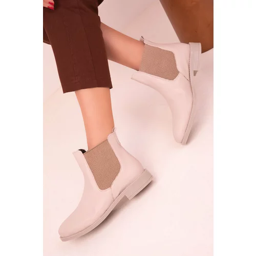 Soho Beige Women's Boots & Booties 17428