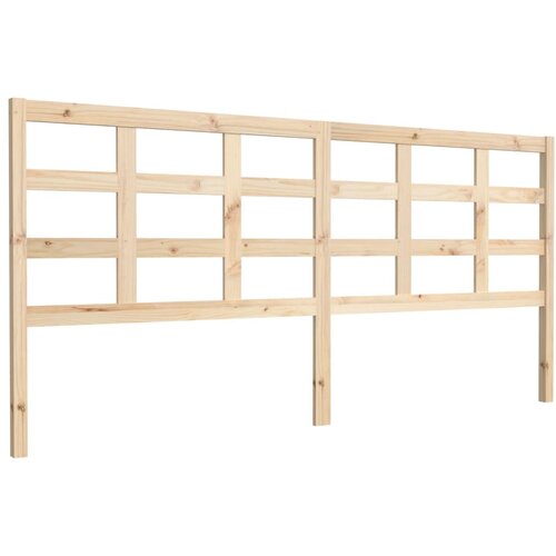 Maison Chic posteljno vzglavje - vzglavna omarica - nočna omarica 205,5x4x100 cm trdna borovina, (21704549) Slike