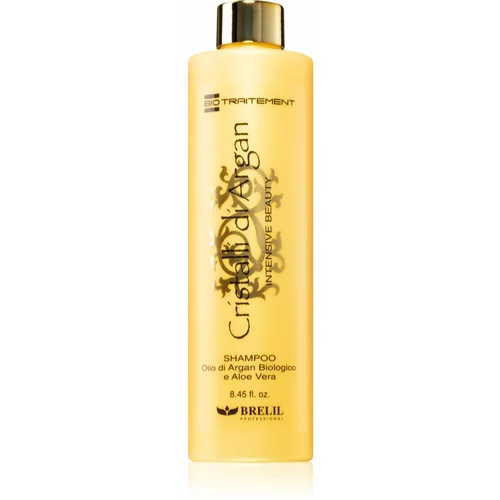 Brelil Numéro Cristalli di Argan Shampoo vlažilni šampon za sijaj in mehkobo las 250 ml
