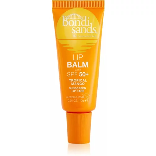 Bondi Sands SPF 50+ Lip Balm Mango zaščitni balzam za ustnice SPF 50+ z vonjem Tropical Mango 10 g