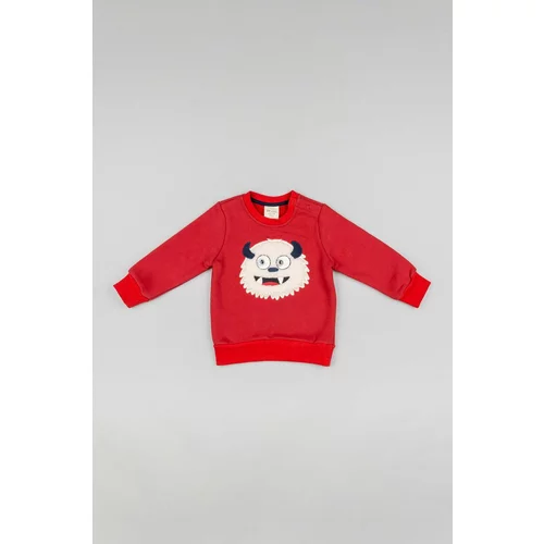 Zippy Otroški pulover rdeča barva,
