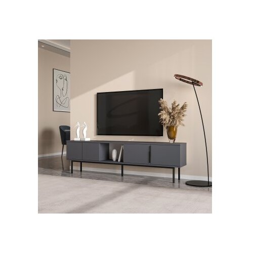Hanah home TV komoda Ramsey, 180x50x29,6 cm, antracit boja Slike
