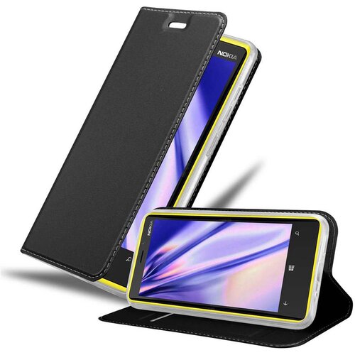 Cadorabo Ohi&scaron;je, združljivo z Nokia Lumia 920 v klasična črna - Za&scaron;čitni ovitek z magnetnim zapiranjem, stoječo funkcijo in režo za kartice, (20562722) Cene