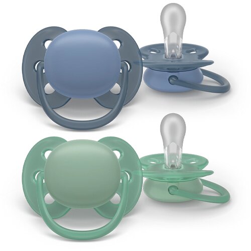 Avent VARALICA SOFT 6-18m 2KOM BLUE/GREEN Cene